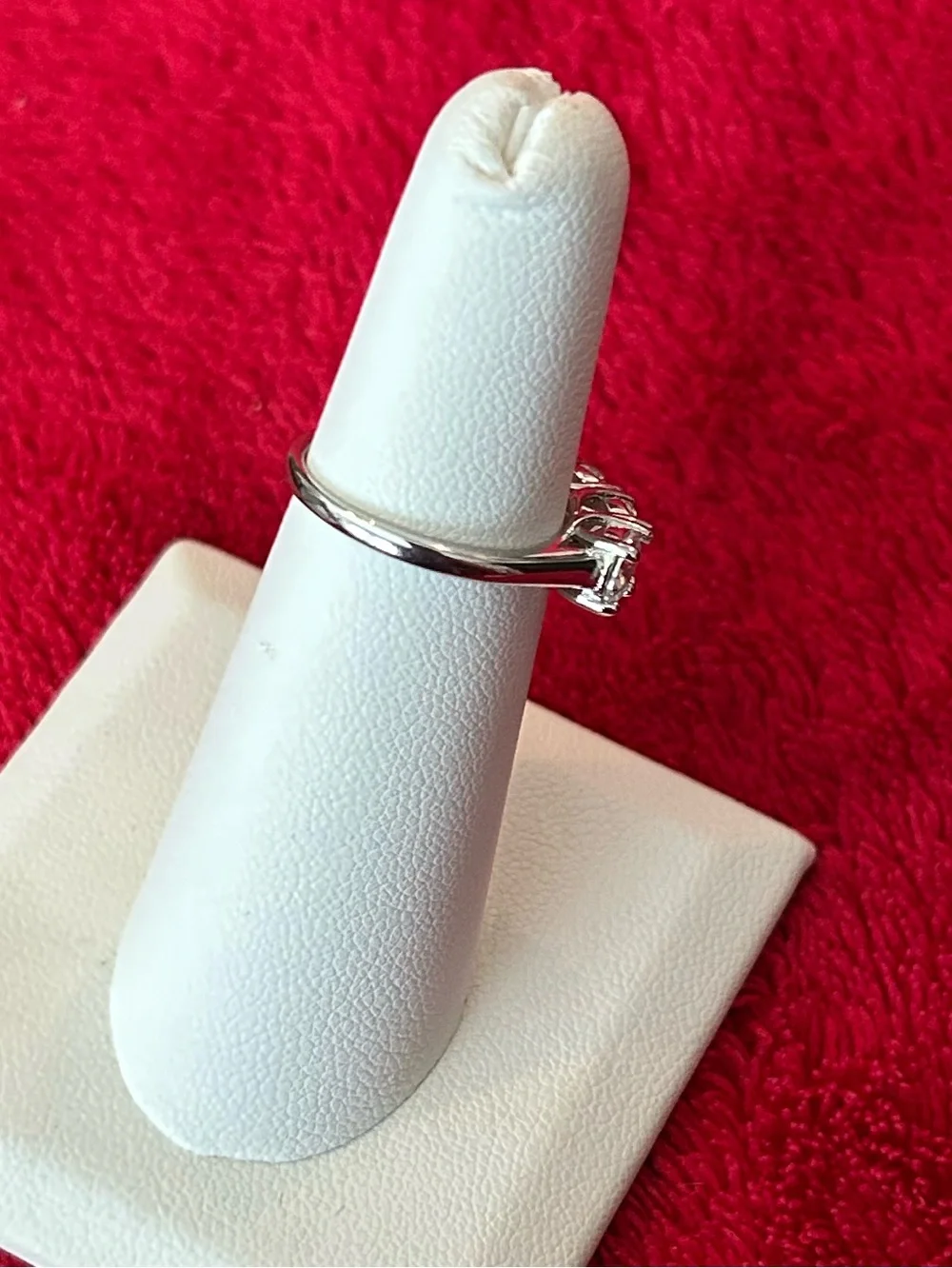 NEW! Silver 925 2.5ct Diamond Ring Size 5.5